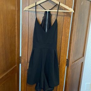 Laced Skater Romper
